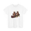 Bear Kayak Shirt Sports & Activities Outdoors Gift Women Retro Tee Kayak