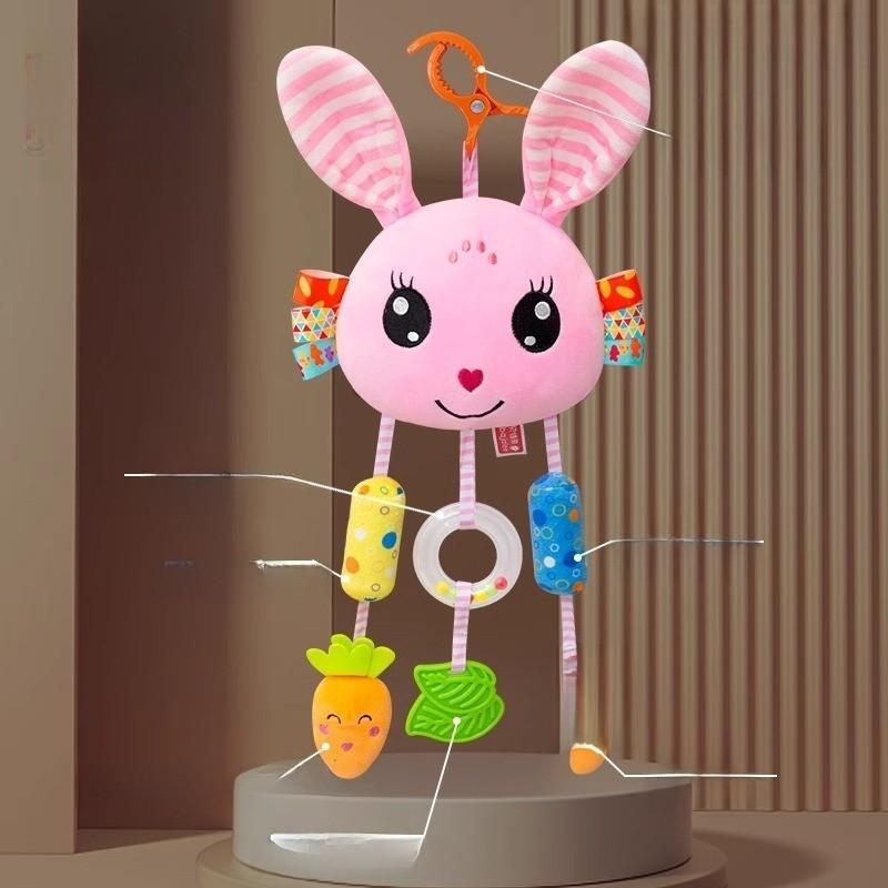 Baby Bedroom Baby Mobile With Plush Monkey Wind Chime For Crib Decor