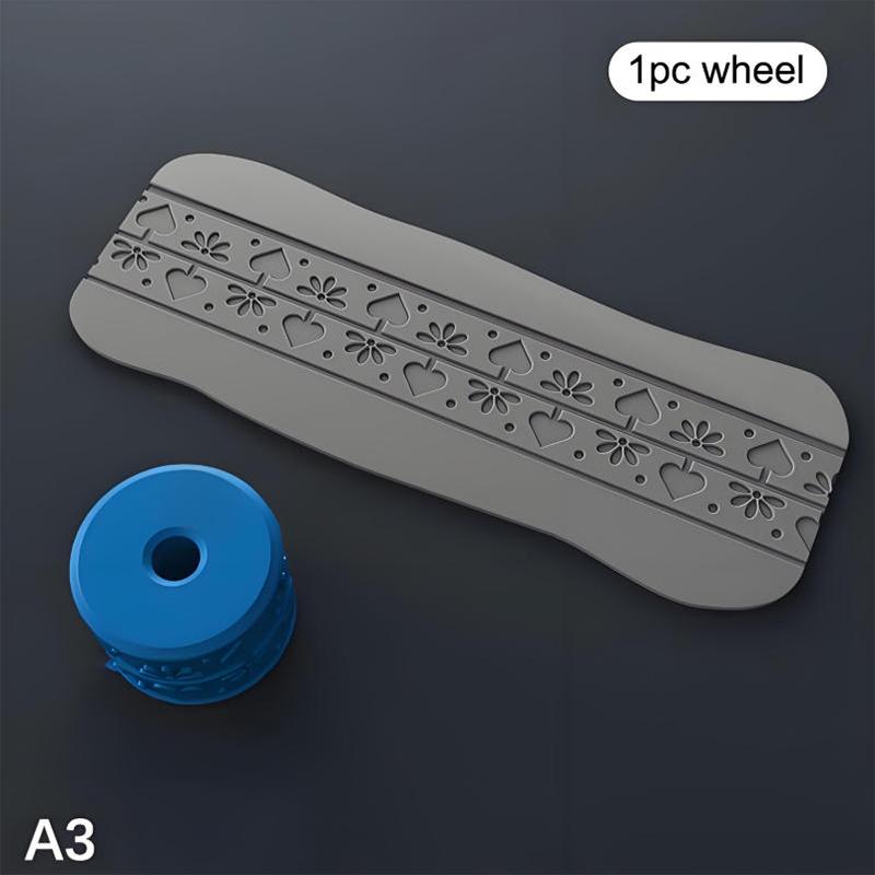 Clay Stamp Roller Flower Patterns Relief Rolling Tool Ceramic Clay Texture Wheel Clay Molds DIY Clay Tools Art Decor-HMA5