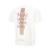 Li-Ning Wade Hall Of Fame Series Short Sleeve Comfortable Loose Sports T-Shirt Unisex Tops Beige AHST939-4