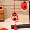 Christmas Plush Keychain Christmas Tree Deco Plush Keychains Backpack Christmas Party Gift Items Souvenirs Santa Claus Reindeer Xmas