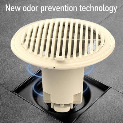 Floor Drain Silicone Cover Easy Snap-In Installation Non-Slip Elastic Seal Odor Blocking Bathroom Floor Drain Trap Accessory