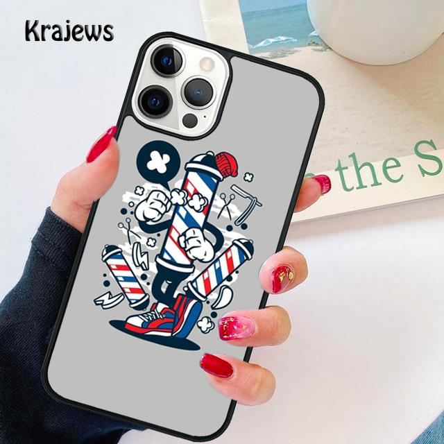 Měkký kryt na telefon s motivem holičských nůžek pro iPhone 14 XR X XS Max 5S 6S 7 8 Plus SE 2020 11 12 13 Pro Max Mini