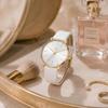 BUREI Women's Watch Japan Quartz Waterproof Large Dial Leather Band