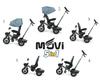 MILLY MALLY 2490 Movi grau 5-in-1 Dreirad