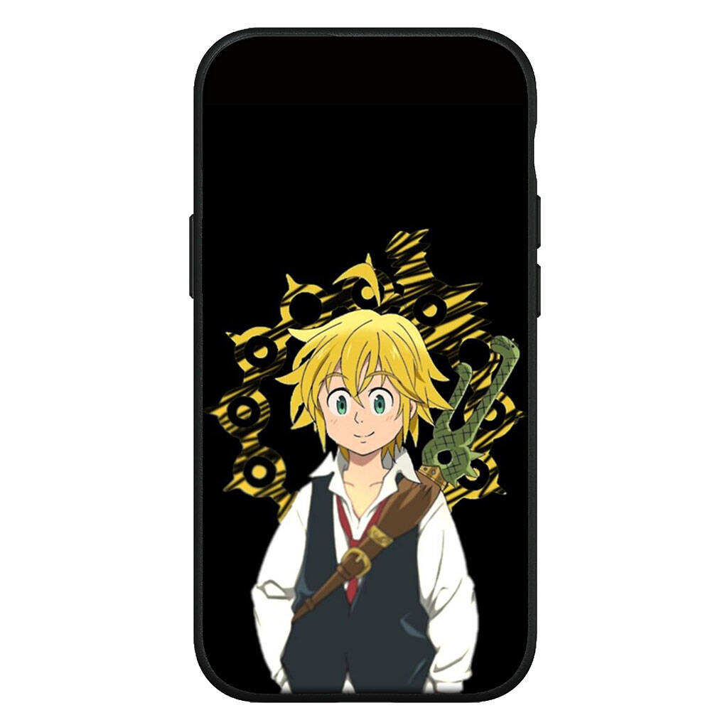 

Чехол для iPhone 17 16 15 Xiaomi Poco Redmi Note 14 13 12 11 Pro Max Samsung Galaxy S25 S24 S23 OPPO Huawei Семь смертных грехов Мелиодас Чехол для телефона for Samsung Galaxy A56 5G