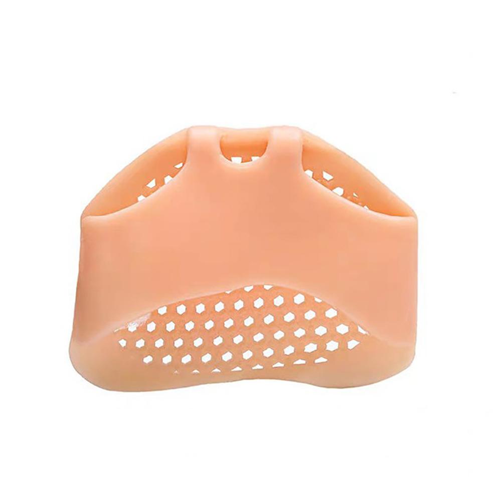 

8 Pcs SEBS Women Gel Foot Pads Honeycomb Holes Design Metatarsal Cushions Half Size High Heel Shoes Forefoot Pad Skin-color #1