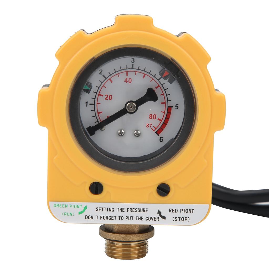 Water Pump Pressure Controller Automatic Electronic Adjustable Switch E06‑1500 30AEU Plug AC220V