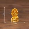 Small Resin Sakyamuni Figurines Decorative Ornament Mini Buddhas Statues Miniature Buddhas Sculptures Home Garden Decors