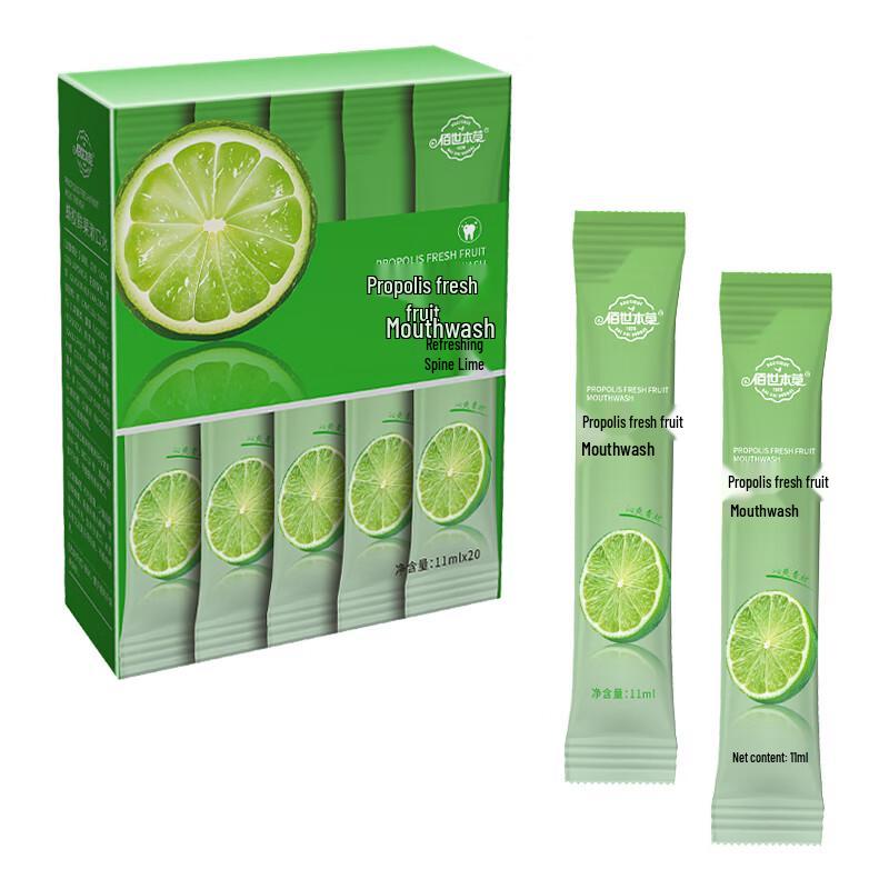 Baishe Bencao Portable Fresh Fruit Mouthwash Strips
