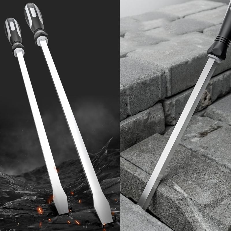 Extended Length Slotted Screwdriver For Vehicle Maintenance Flat Blade Screwdriver 22inch Pry Tool