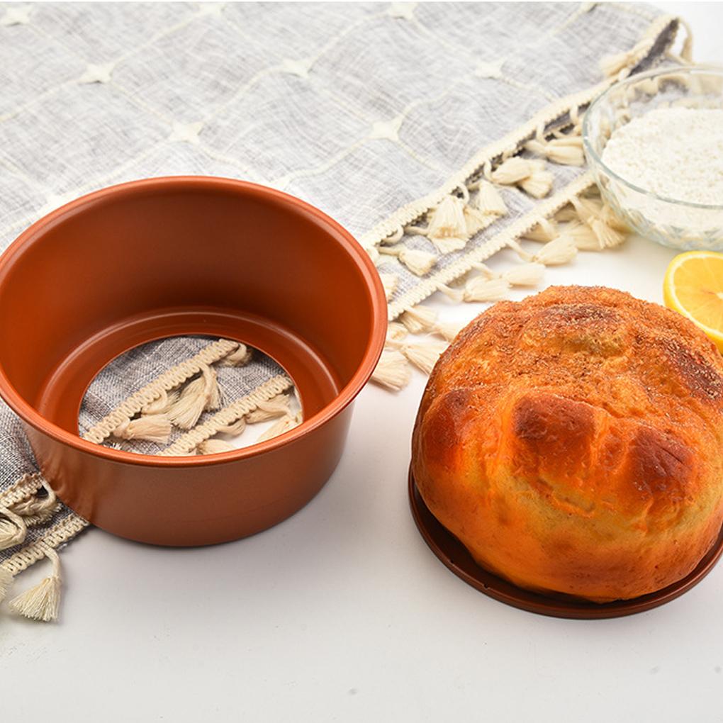 Cake Mold Non-stick Coating Round Cake Mould Cheese Making Mold with Removable Bottom