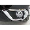 Front Fog Light Lamp Cover Trim For Subaru Forester 2013 2014 2015 Chrome Foglight Protector Exterior Accessories Car Styling