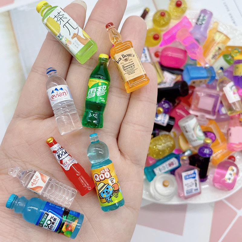 10Pcs Random Mini Independent Packaging Surprise Blind Bag Kawaii Bottle Food Model Child Birthday Party Favors Gifts