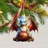 Colorful Acrylic Dragon Egg Holiday Decor For Car Interior Cute Cartoon Style Hanging