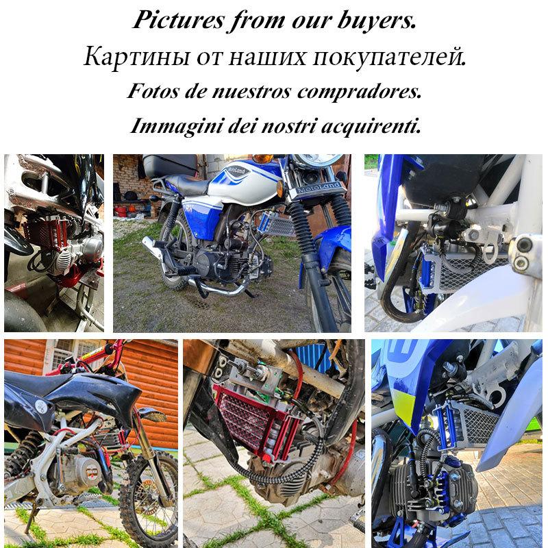 Oil Cooling Motocross Cooler Radiator Oil Cooler Set Monkey Bike For 50 70 90 110 125 140cc Dirt Bike DAX Pocket Bike ATV Motor