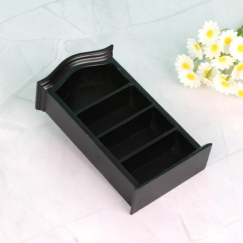 Solid Wood Mini Cabinet Model Dollhouses Accessories For Bedroom Kitchen Living Room Tiny House Decoration Photography Prop