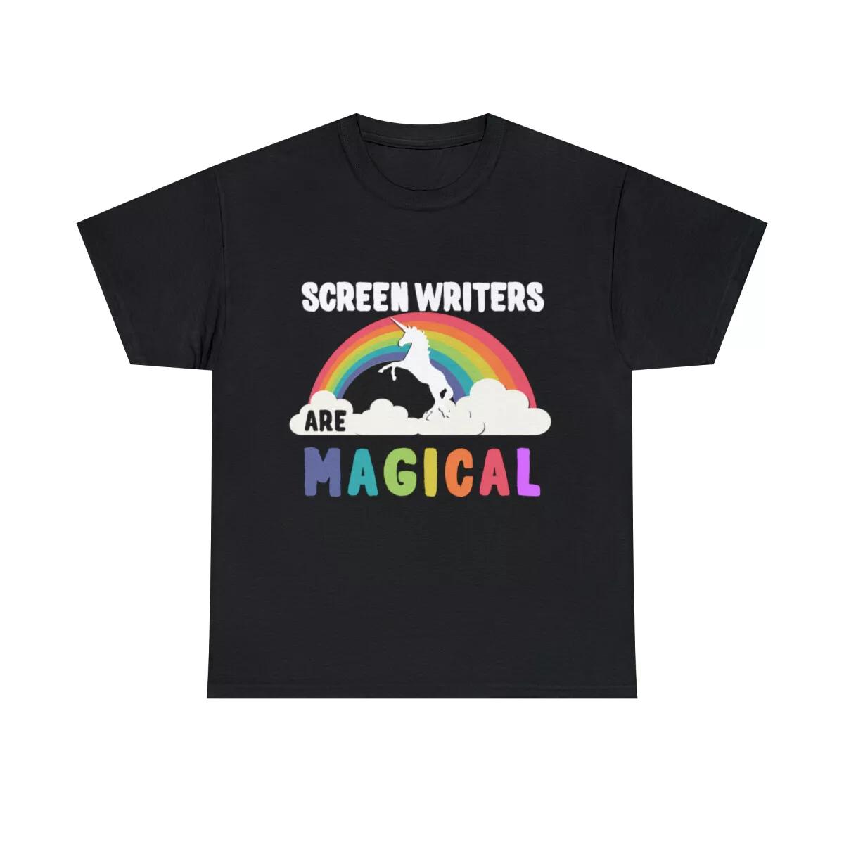 Screen Writers Are Magical Graphic T-Shirt, Sizes S-5XL XL