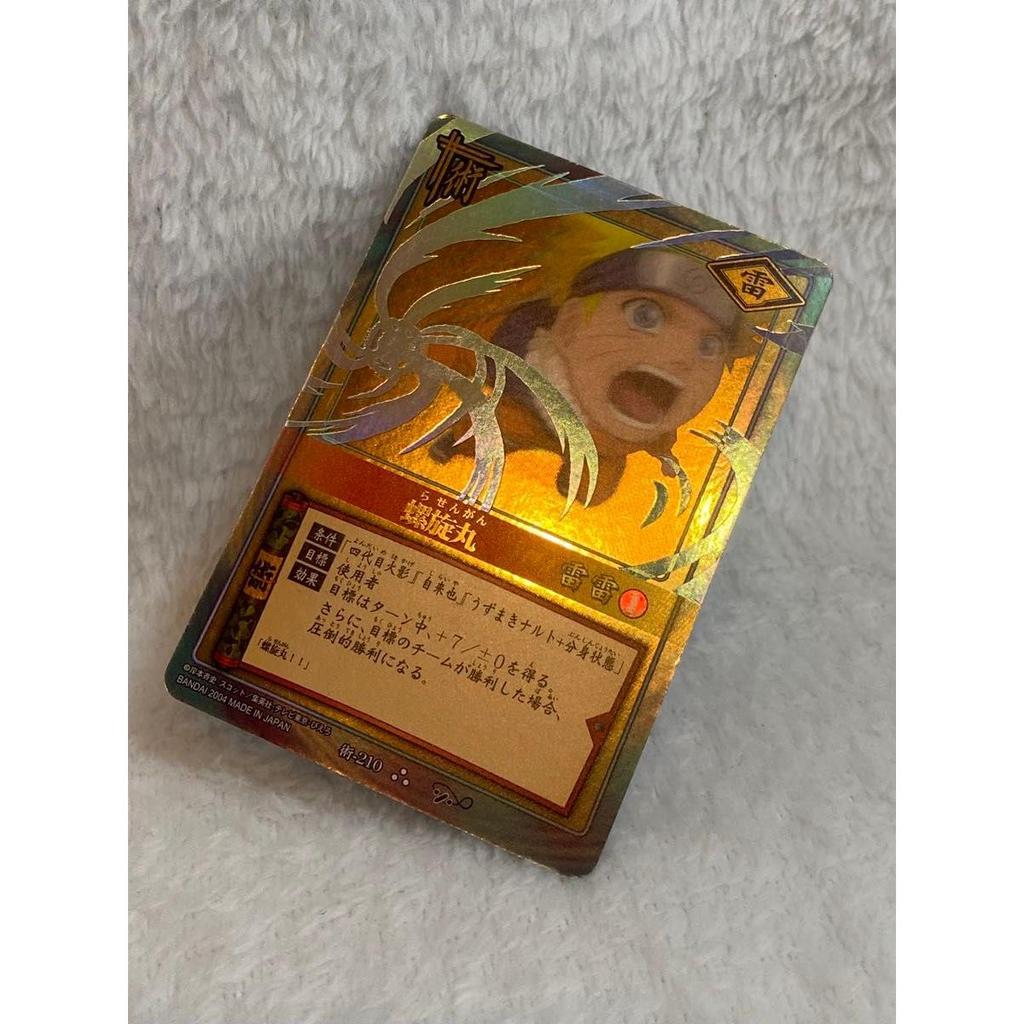 Used NARUTO Card Game Rasengan Jutsu-210 BANDAI 2004