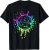 Volleyball Tie Dye Girls Distressed Ball T-Shirt