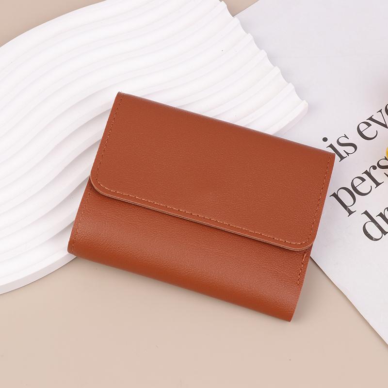 Θήκη Καρτών Δερμάτινη Μονόχρωμη με Πολλές Θέσεις Καρτών, Θήκη για Τραπεζικές Κάρτες, Πιστωτικές Κάρτες, Ταυτότητα, Κάρτες Λεωφορείων, Πορτοφόλι για Γυναίκες, Οργανωτής Καρτών Ταξιδιού