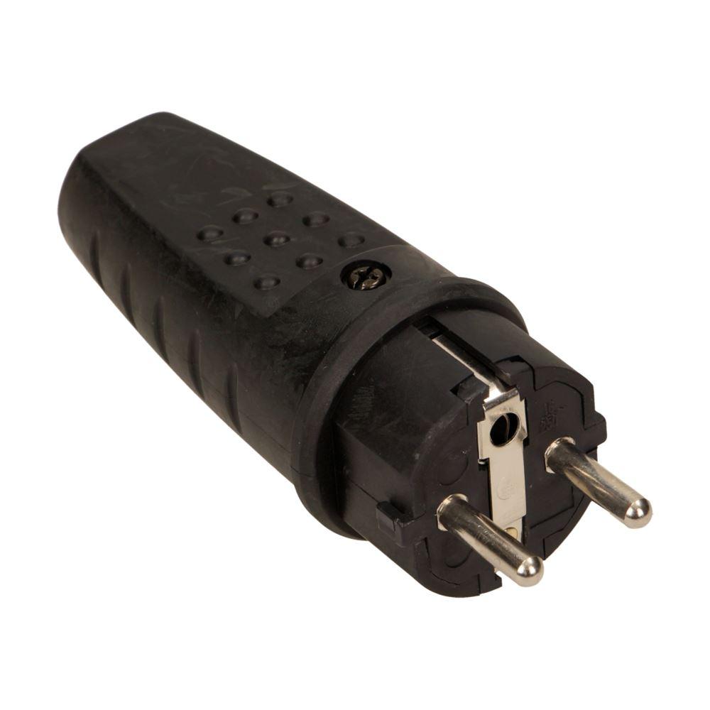 Wtyczka Gumowa Prosta Z Uziemieniem Or-Ae-1315 250V