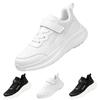 Children's Lightweight Breathable Mesh Athletic Sneakers with Adjustable Hook and Loop Strap and Cushioned Sole for Sports and Daily Wear