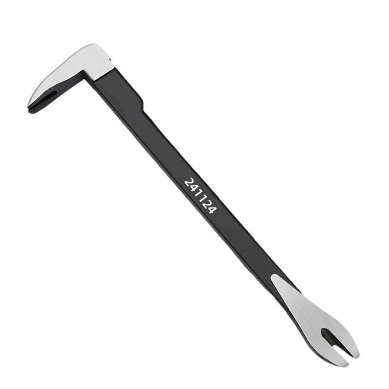 Heavy Duty Carbon Steel Demolition Extractor Tool with Leverage Design for Effortless Delicate Woodworking Nail Removal