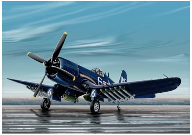 

Platz Italeri 1/72 WWII American F4U-4B Corsair Plastic Model Kit IT0062 (Airplane)