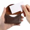 Magnetic Buckle Business Card Holder High Quality ID Card Holder Fashion PU Leather Card Case  Gift