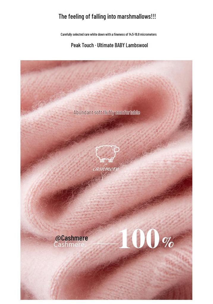 Kang Sai Ni 100% Cashmere Women's POLO Collar Sweater - Versatile, Fashionable Knitwear