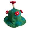Felted Mushroom Hat – Moss Mountain Green