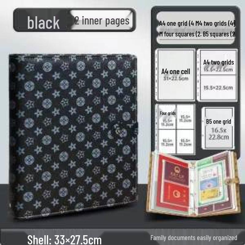 Кожаный органайзер для документов и чеков формата А4 с магнитной застежкой и защитным чехлом 1790₽