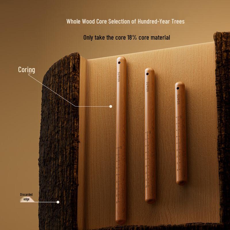 Wutuo Natural Wenge Wood Rolling Pin