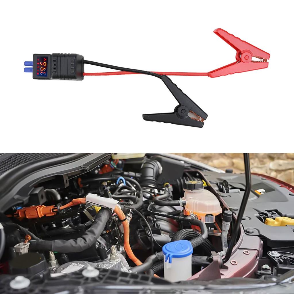 Easily Replaceable For Jump Starter Clips Compatible with 12V Cars