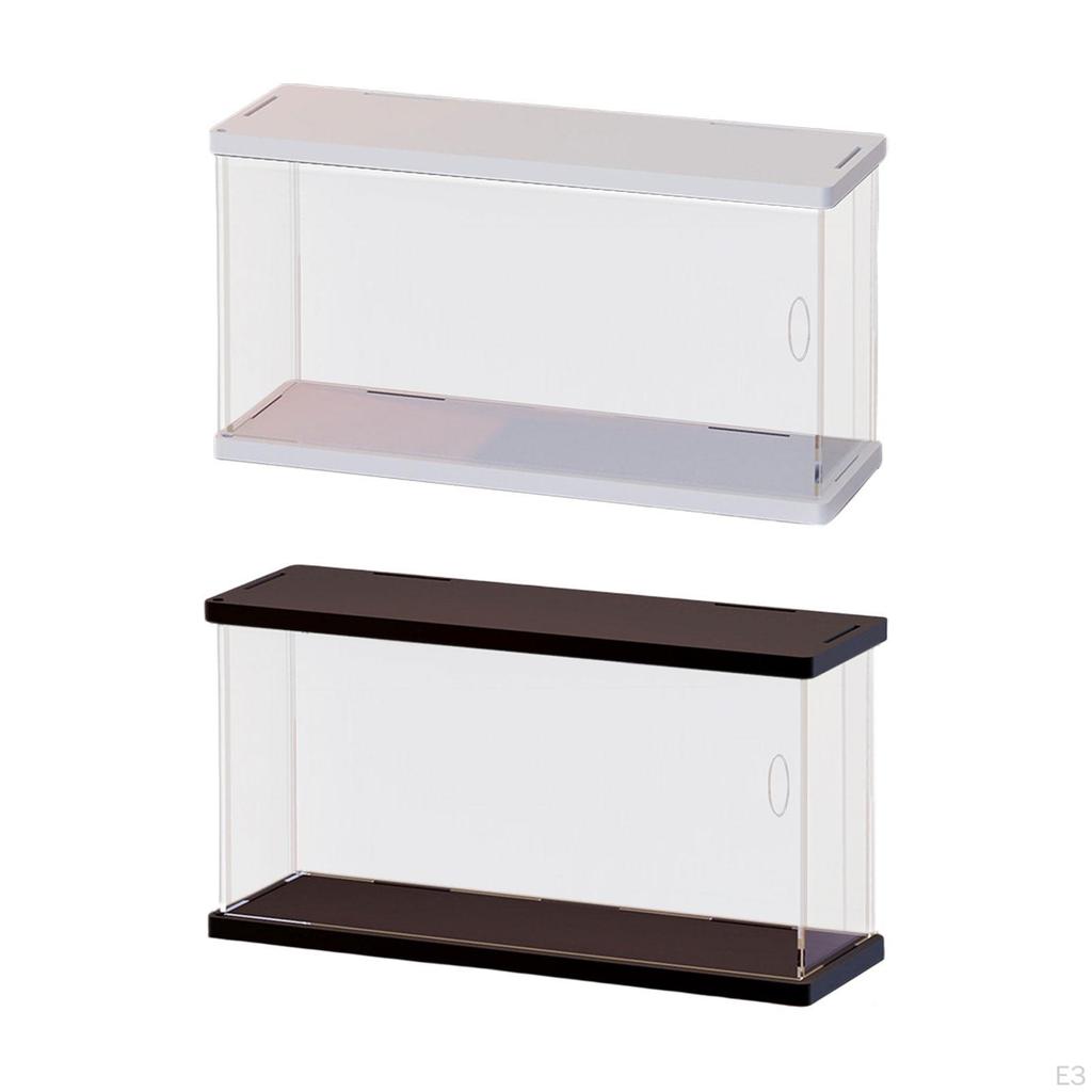 30x10x13,4cm Klare Acryl-Vitrine Figur für Büro Actionfiguren Parfüm