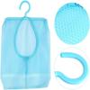 Mesh Fabric Hanging Storage Bag Blue Hanging Mesh Net Bag Storage Hanging Net  Kitchen Organization