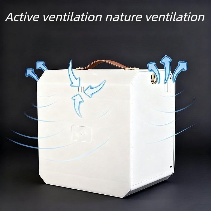 Tragbarer Papageien-Inkubator Temperaturregelung Atmungsaktiv Handheld Vogelkäfig Intelligentes Thermostatisches Papageienhaus Vogelhabitat Versteck