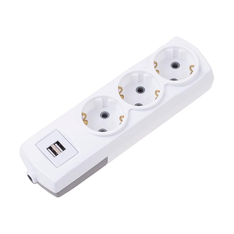 

Удлинитель Rexant 13-4109 Premium 3 Розетки 1 5м 3x1 5мм2 S w 2 Usb Белый