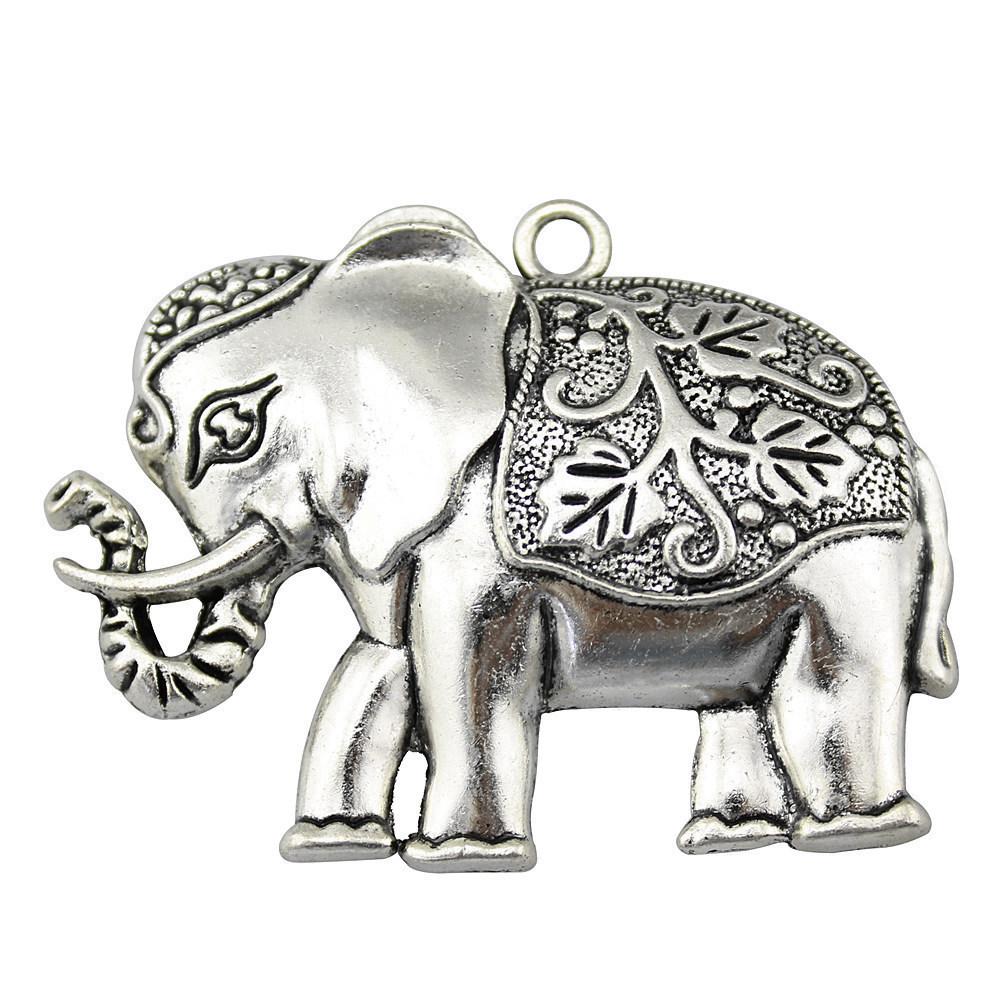 Charms Elephant God Pendants Kids' Jewelry Materials QC049