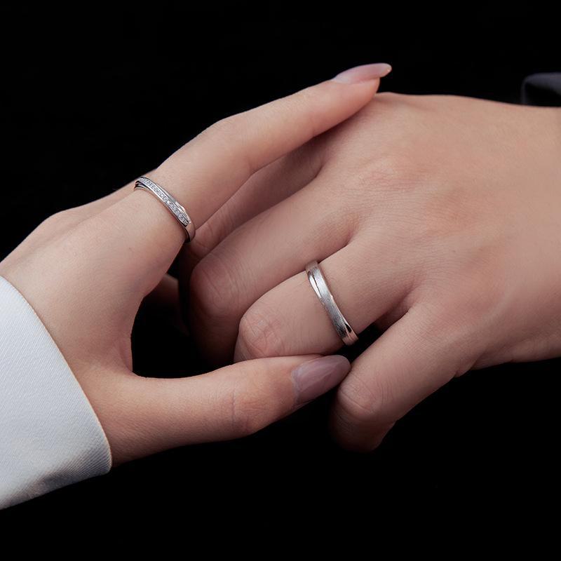 Banyan Tree S925 Silver Mobius Couple Ring - Minimalist Unisex Luxury Valentine's Day Jewelry