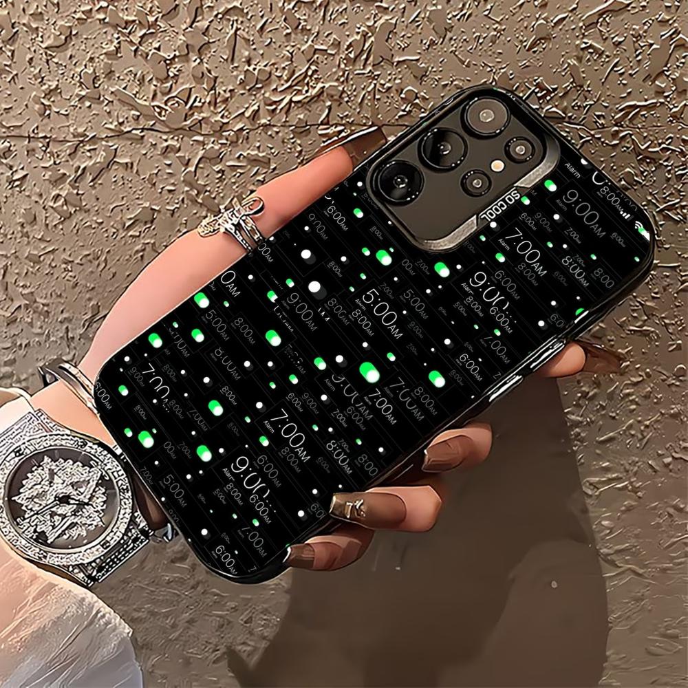 Time Alarm clock High-end Exquisite Light Luxury Phone Case PhoneCase for Samsung Galaxy S26 S25 S24 S23 S22 S21 FE Ultra Plus