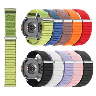 Nylon Watch Strap For Samsung Watch 8 Compatible Magic Tape Nylon Loop Band Classic Adjustable Strap for Smartwatches