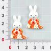 Cartoon Flirty Rabbit Resin Accessories: Handmade Hair Clips, Keychains, Phone Cases, Refrigerator Magnets