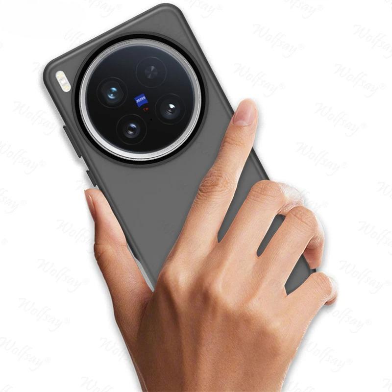 Anti-Drop Candy Color Phone Case For Vivo X200 Ultra Matte Back Case Vivo X200Ultra X200 Pro Mini Cover For Vivo X200 Ultra Case