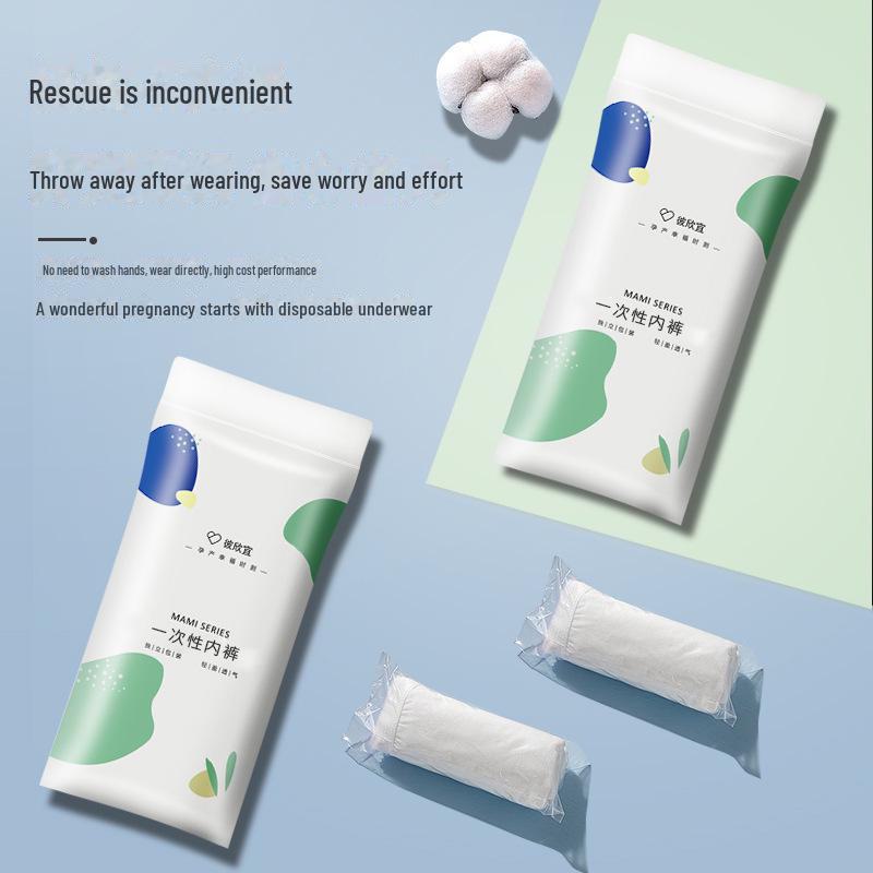 Jednorázové těhotenské spodní prádlo - jednotlivě balené pro těhotné ženy a ženy po porodu
