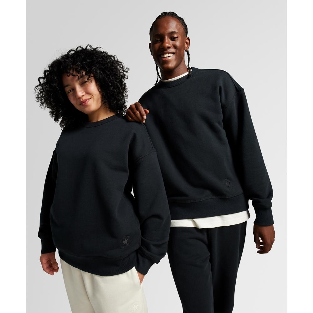 

CONVERSE Толстовка Converse Gold Standard Crew Черный 10025916-A03