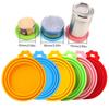 3 In 1 Reusable Food Storage Keep Fresh Tin Cover Cans Cap Pet Can Box Cover Silicone Can Lid Hot Kitchen Supply Mould Proof Hot