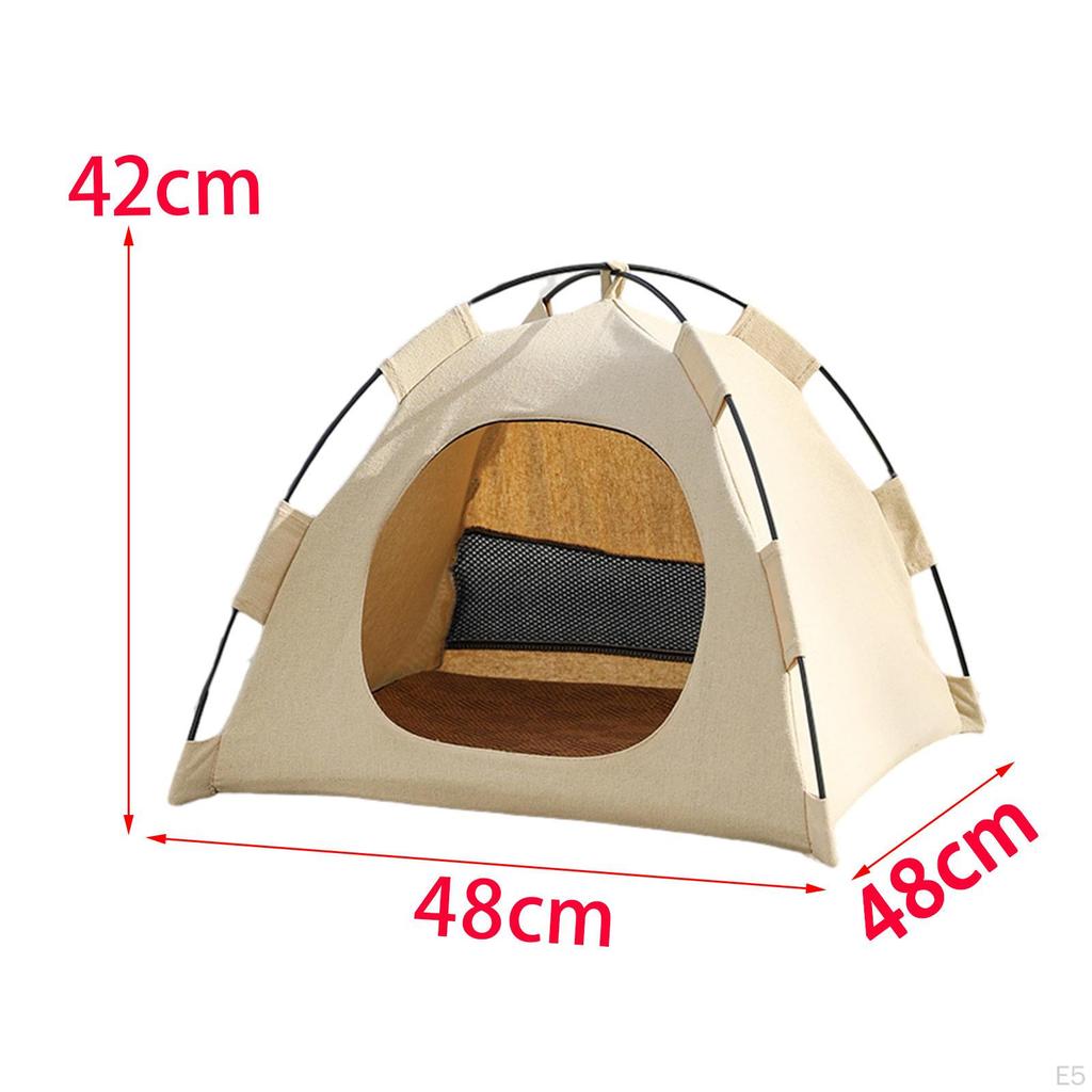 Cat House Pet Tent Nest Equipment Four Seasons Non Slip Warm Small Dog Bed Sleeping for