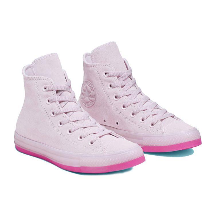 Converse Interstellar Chuck Taylor All Star Jelly Bottom Pink Suede 166139C